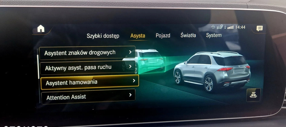 Mercedes-Benz GLE cena 269000 przebieg: 124500, rok produkcji 2018 z Warszawa małe 211